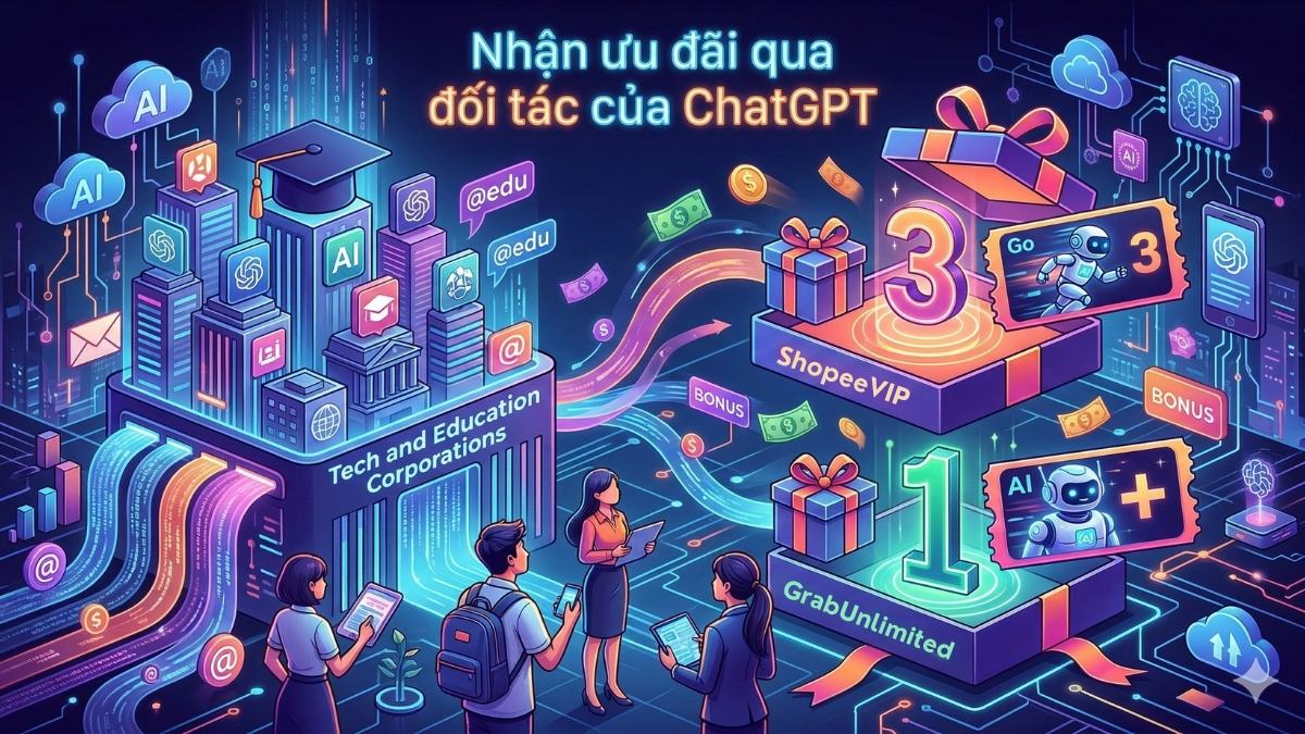 Săn giá ChatGPT qua ưu đãi đối tác