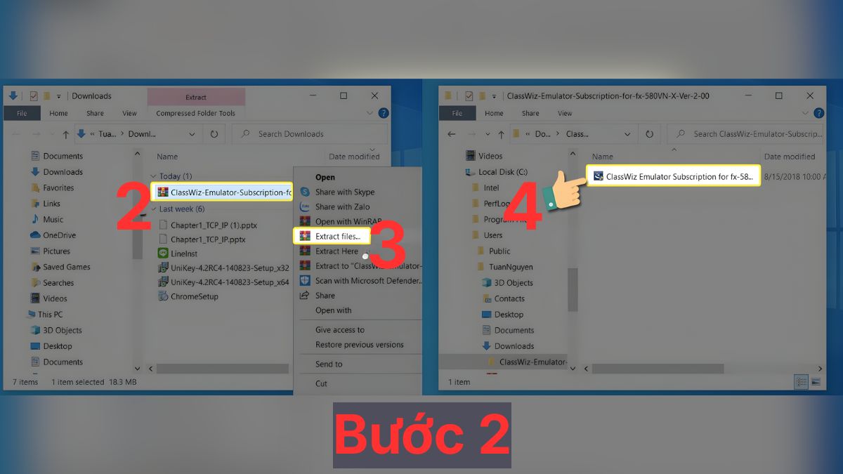 Tải xuống phần mềm giả lập Casio 580 online bước 2