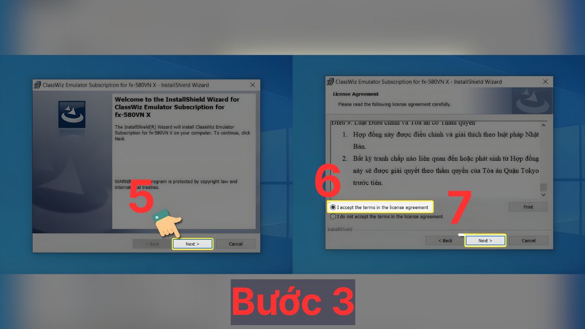 Tải xuống phần mềm giả lập Casio 580 online bước 3