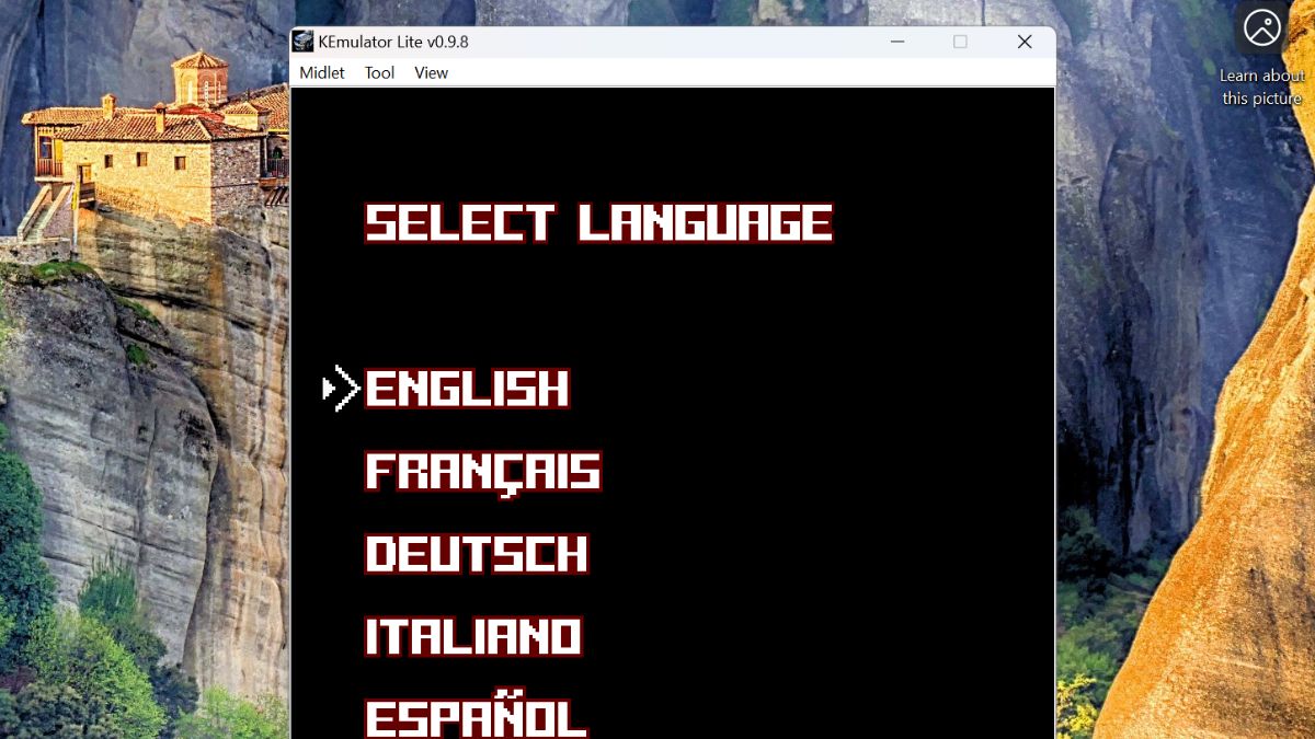 Sử dụng phần mềm giả lập Java trên PC - KEmulator bước 5