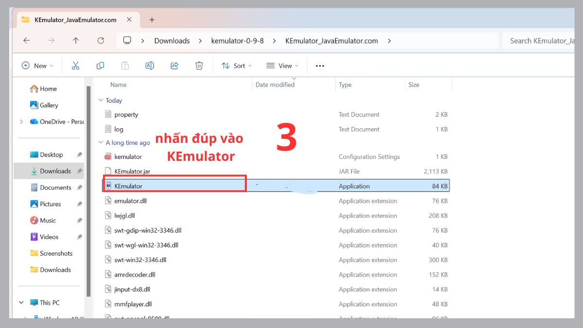 Giả lập Java trên PC - KEmulator bước 3