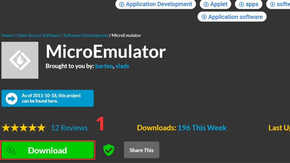 Giả lập Java trên PC - MicroEmulator bước 1