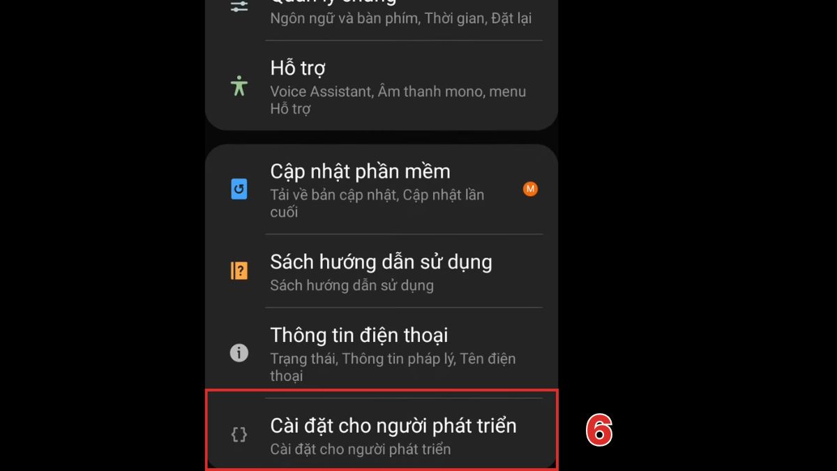 Bật gỡ lỗi USB bước 4