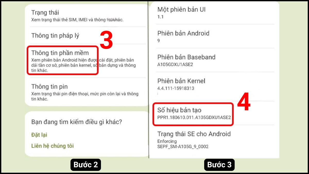 Bật chế độ gỡ lỗi USB trên OPPO bước 2, 3