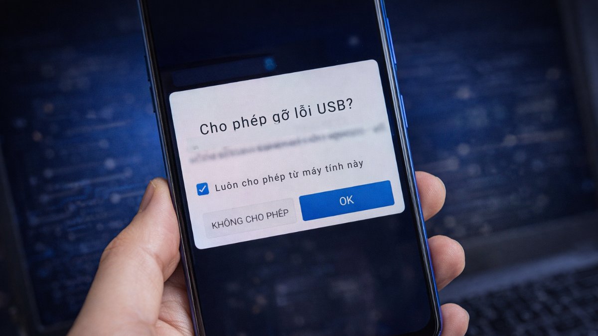 Gỡ lỗi USB trên OPPO - Bật cấp quyền Luôn cho phép