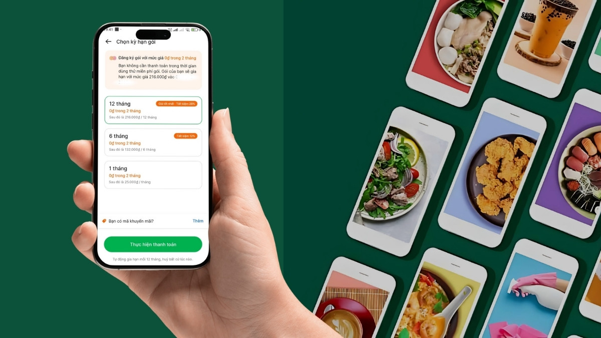 Nhiều tùy chọn gói hội viên Grab Unlimited