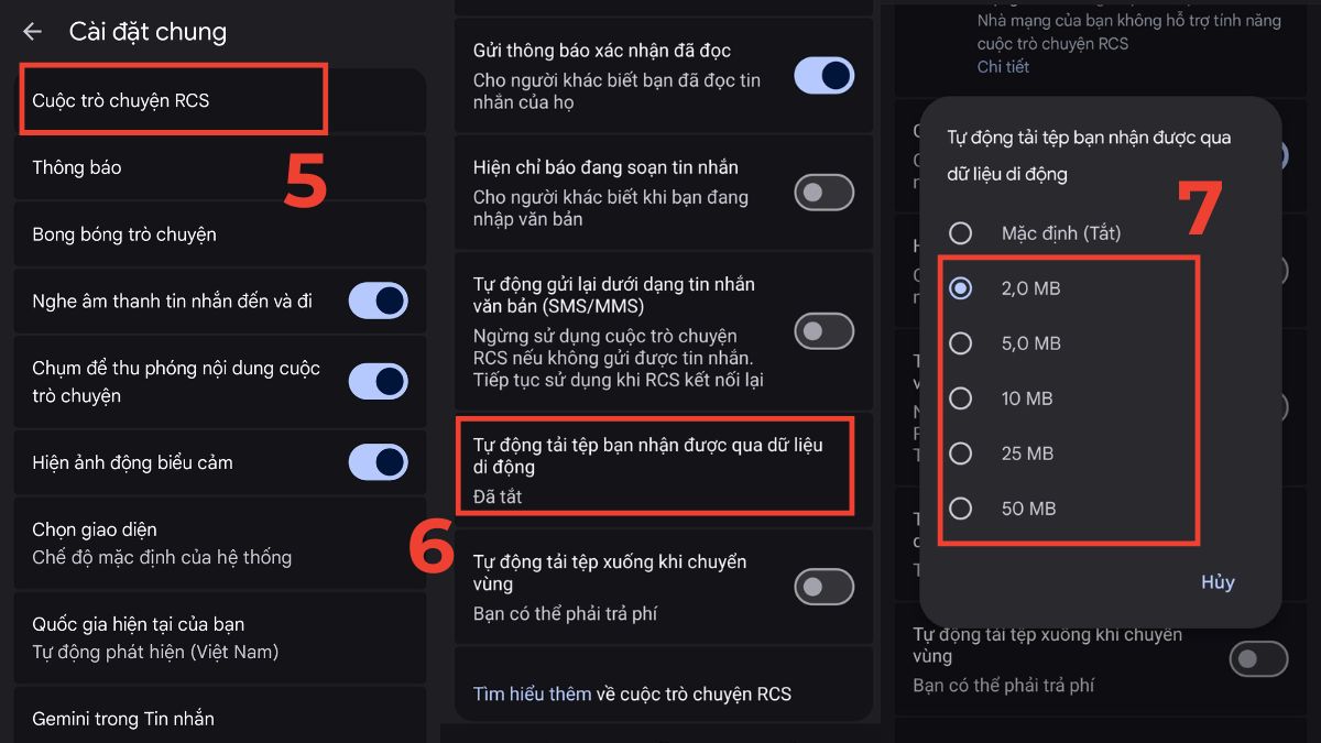 Khắc phục lỗi gửi ảnh qua tin nhắn SMS không được trên iPhone - Kích hoạt tin nhắn đa phương tiện bước 3