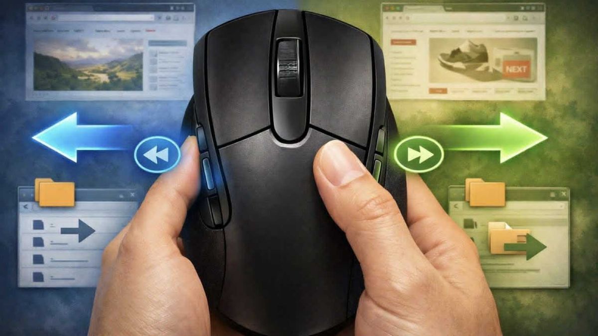 Hai nút bên hông chuột để làm gì? - Điều hướng