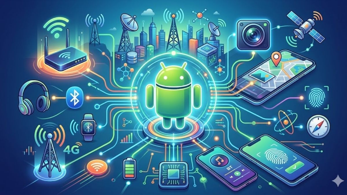 Chức năng của hệ điều hành Android - Quản lý kết nối và phần cứng