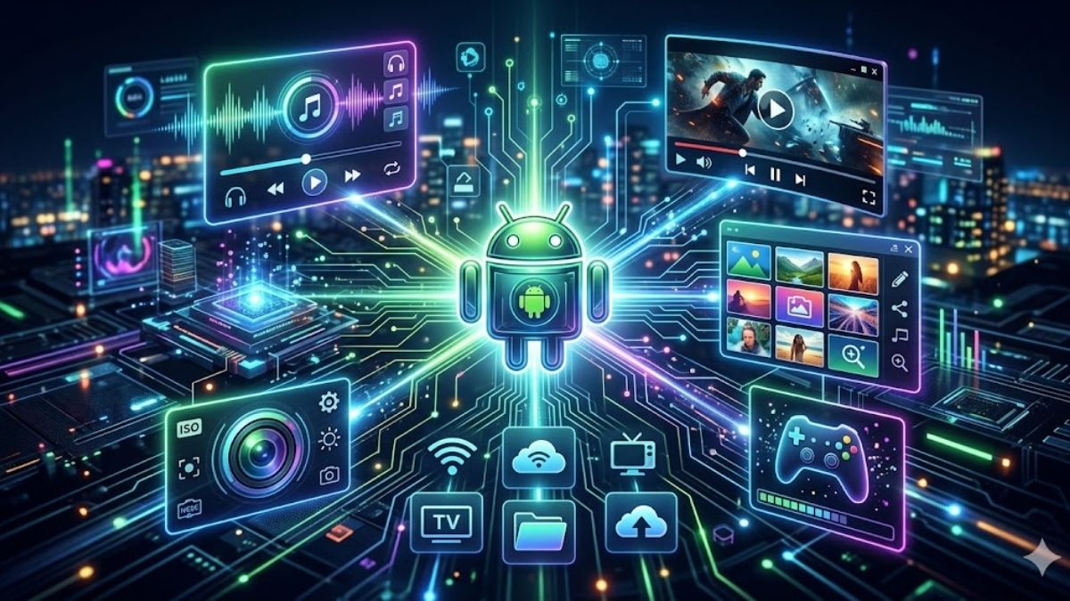 Chức năng của hệ điều hành Android - Hỗ trợ đa phương tiện