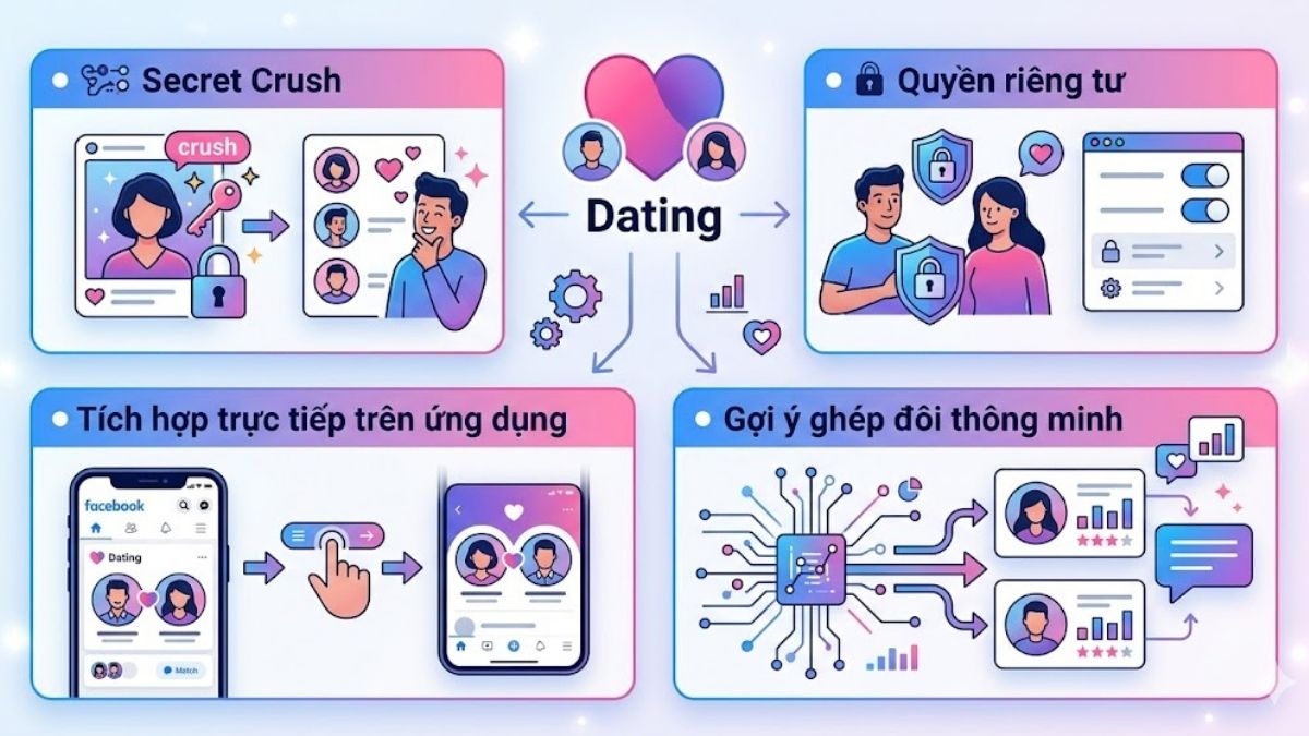 Lợi ích khi dùng tính năng hẹn hò Facebook