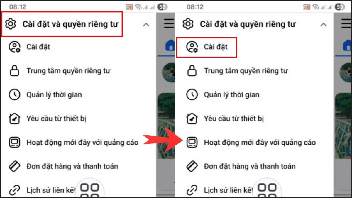 Bật tính năng hẹn hò Facebook bước 2