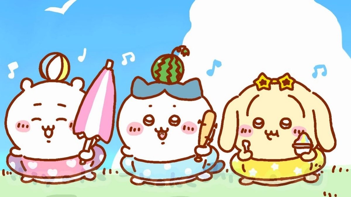 Hình nền Chiikawa đang hát