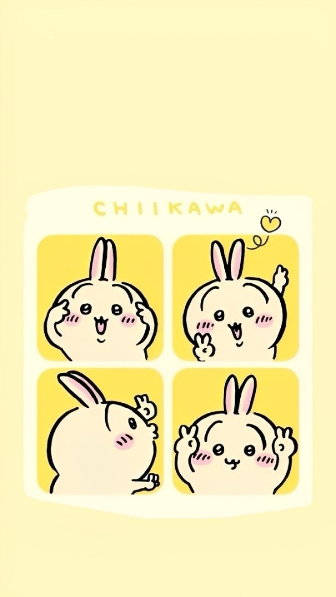 Hình nền Chiikawa chụp ảnh