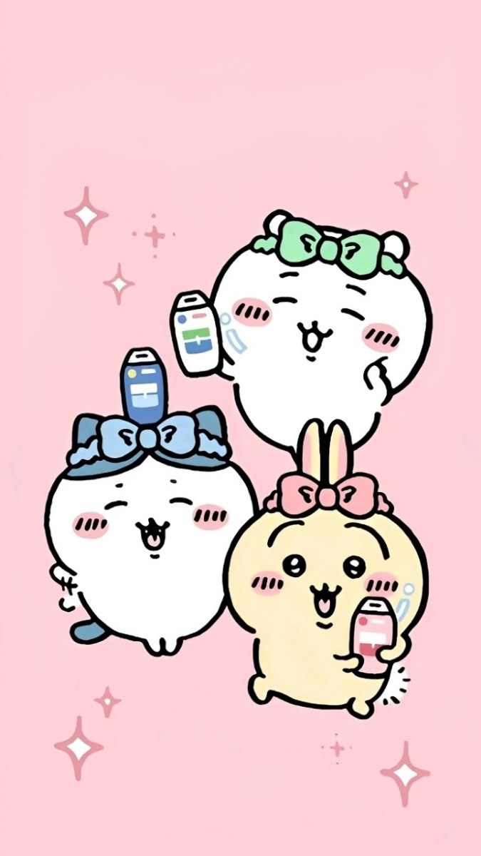 Hình nền Chiikawa bling bling