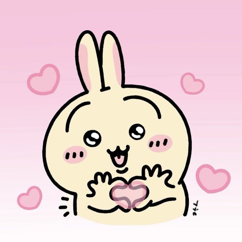 Hình nền Chiikawa bắn tim