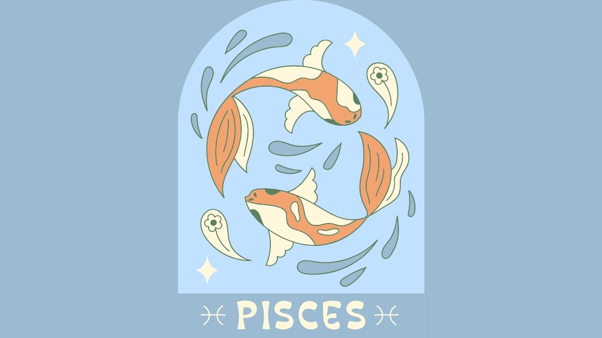 Hình nền cung Song Ngư cá koi