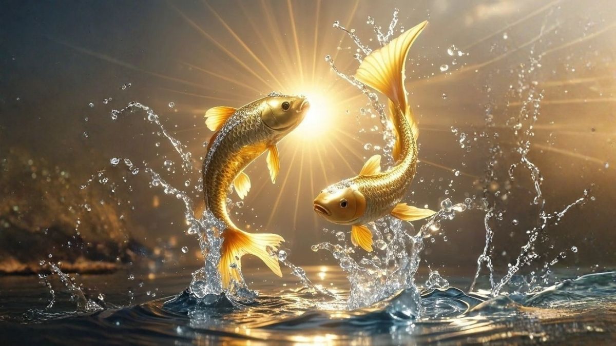 Hình nền cung Song Ngư mệnh Kim