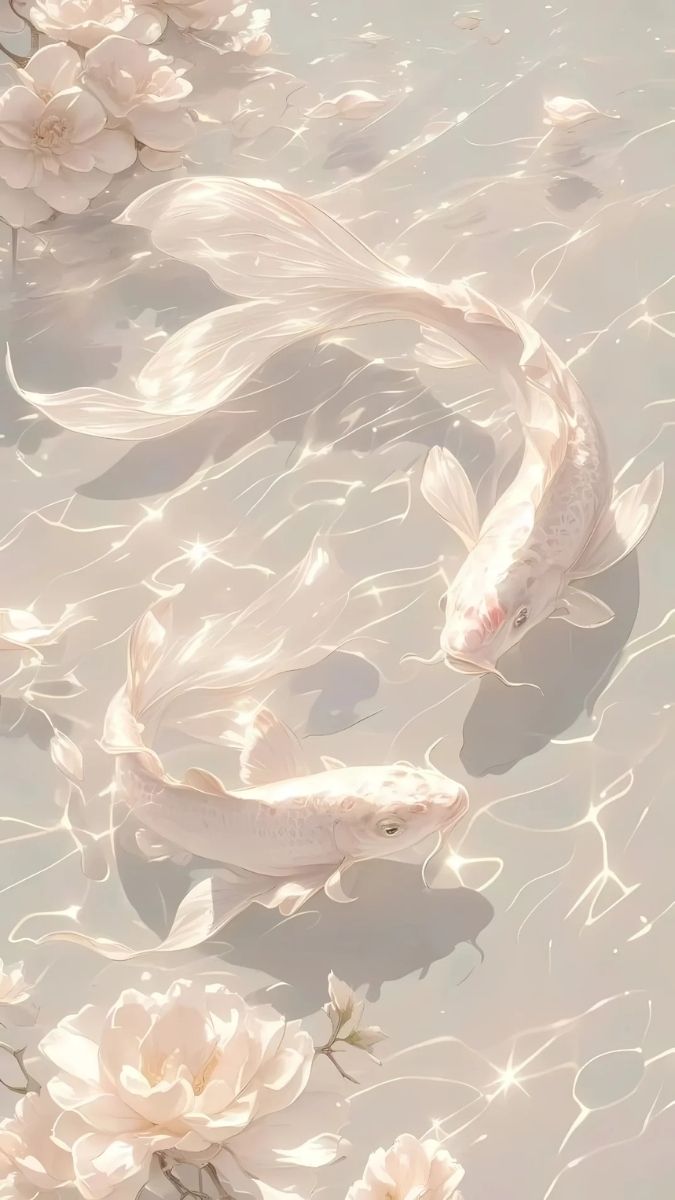 Hình nền cung Song Ngư nghê thuật cho điện thoại