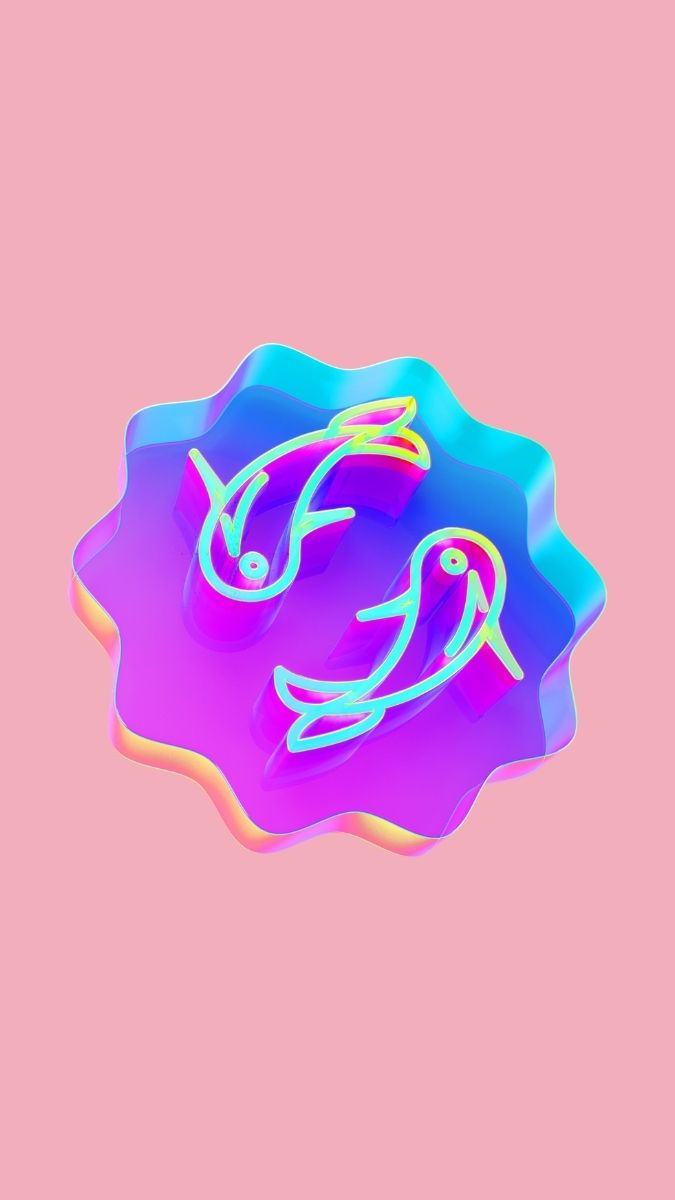 Hình nền Song Ngư đáng yêu