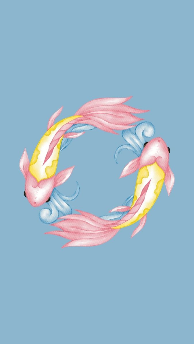 Hình nền cung Song Ngư dễ thương