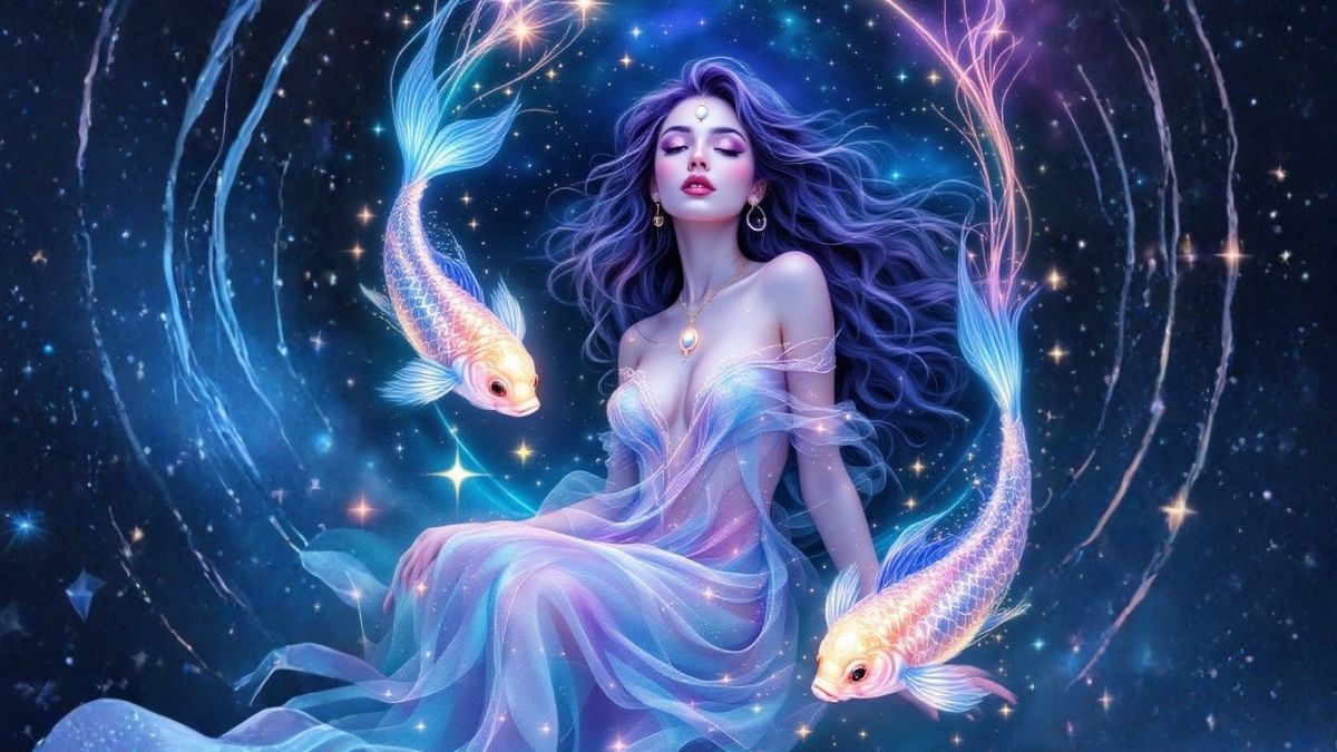 Hình nền Song Ngư và cô gái