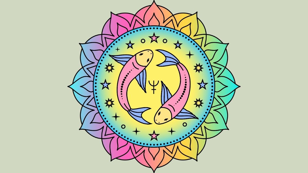 Hình nền cung Song Ngư nghệ thuật