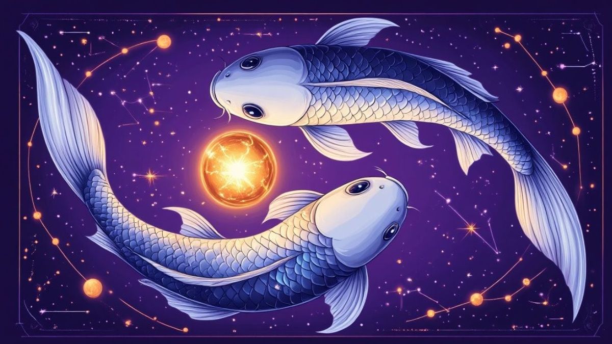 Hình nền cung Song Ngư cầu bình yên