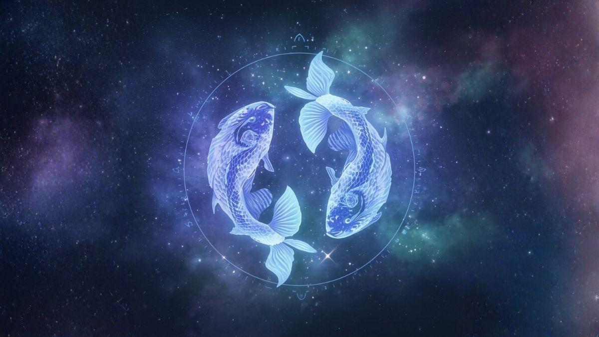 Hình nền cung Song Ngư cầu may mắn