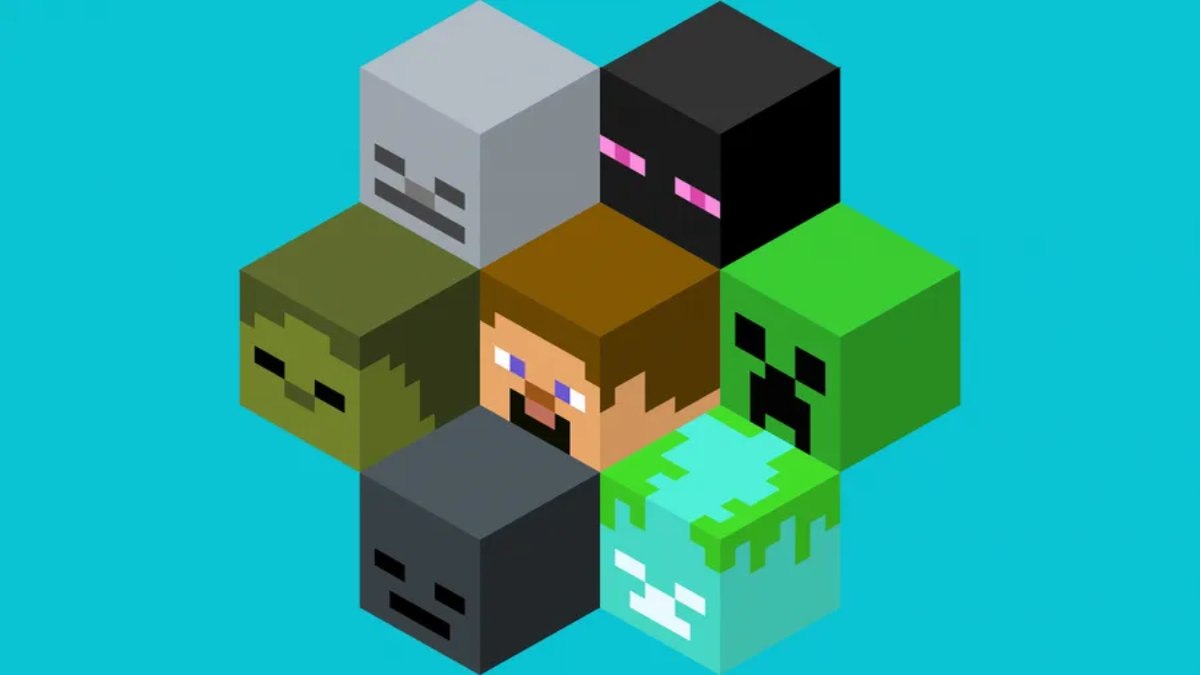 Hình nền Minecraft những khuôn mặt đáng yêu