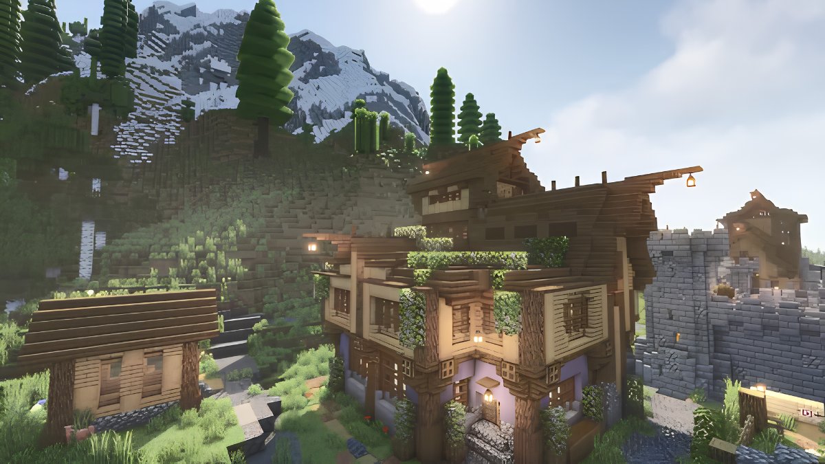Hình nền Minecraft chill thư giãn đầu óc
