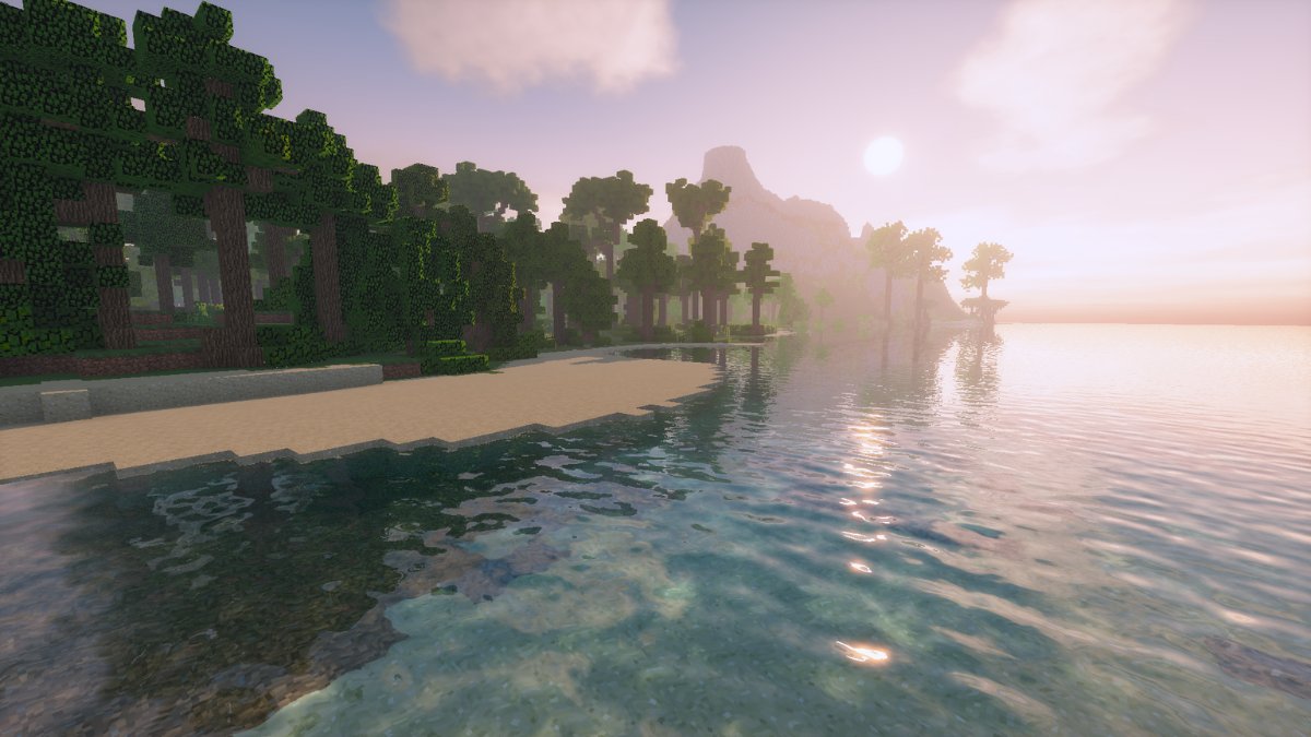 Hình nền Minecraft bờ biển