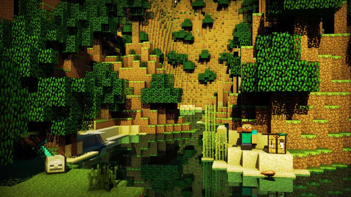 Hình nền Minecraft ngầu cho máy tính
