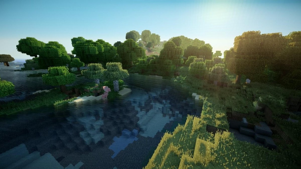 Hình nền Minecraft tái hiện đời thực sống động