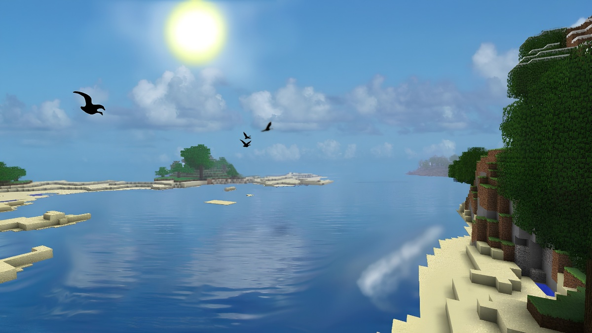 Hình nền Minecraft cực chill, yên bình
