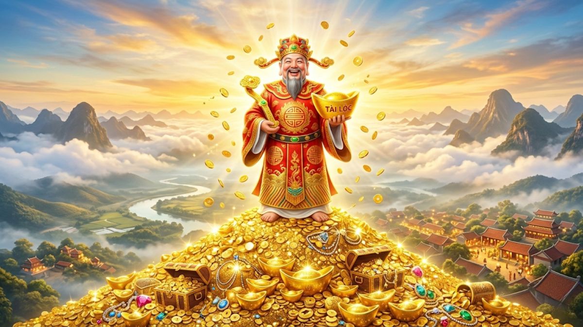 Hình nền ông thần tài phúc hậu, đẹp