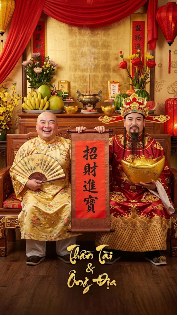 Hình ảnh Ông Địa Thần Tài