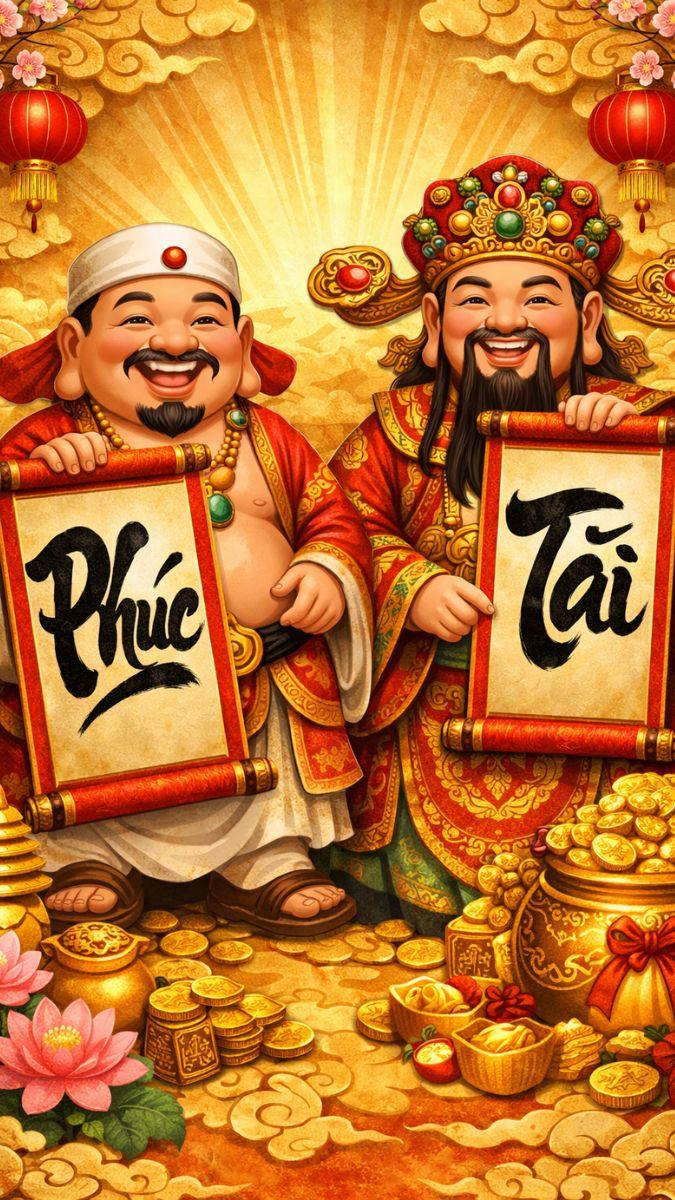 Hình nền Ông Thần Tài ấn tượng