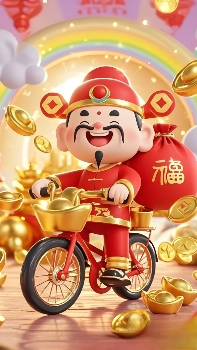 Hình nền Ông Thần Tài đẹp, ấn tượng