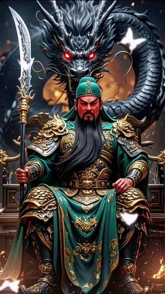 Hình nền Quan Công - Quan Vân Trường ngầu