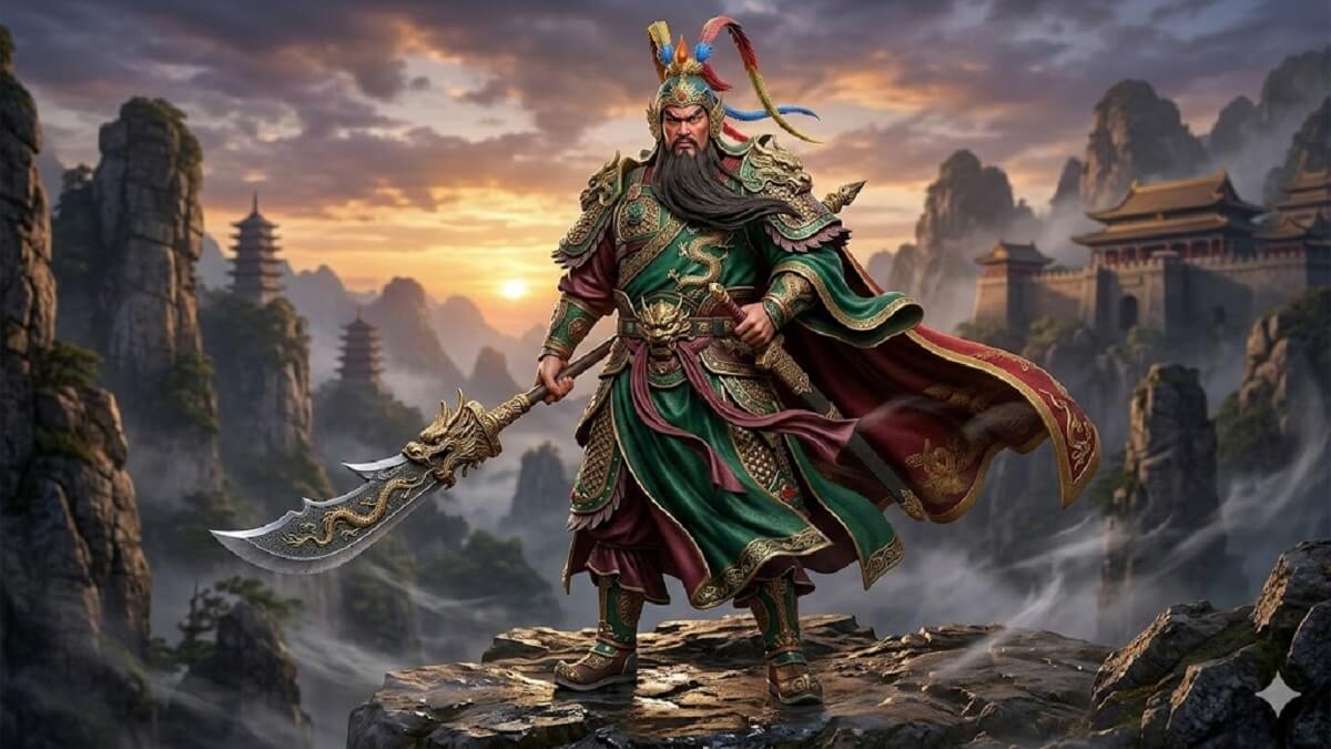 Hình nền Quan Công 3D chất lượng cao