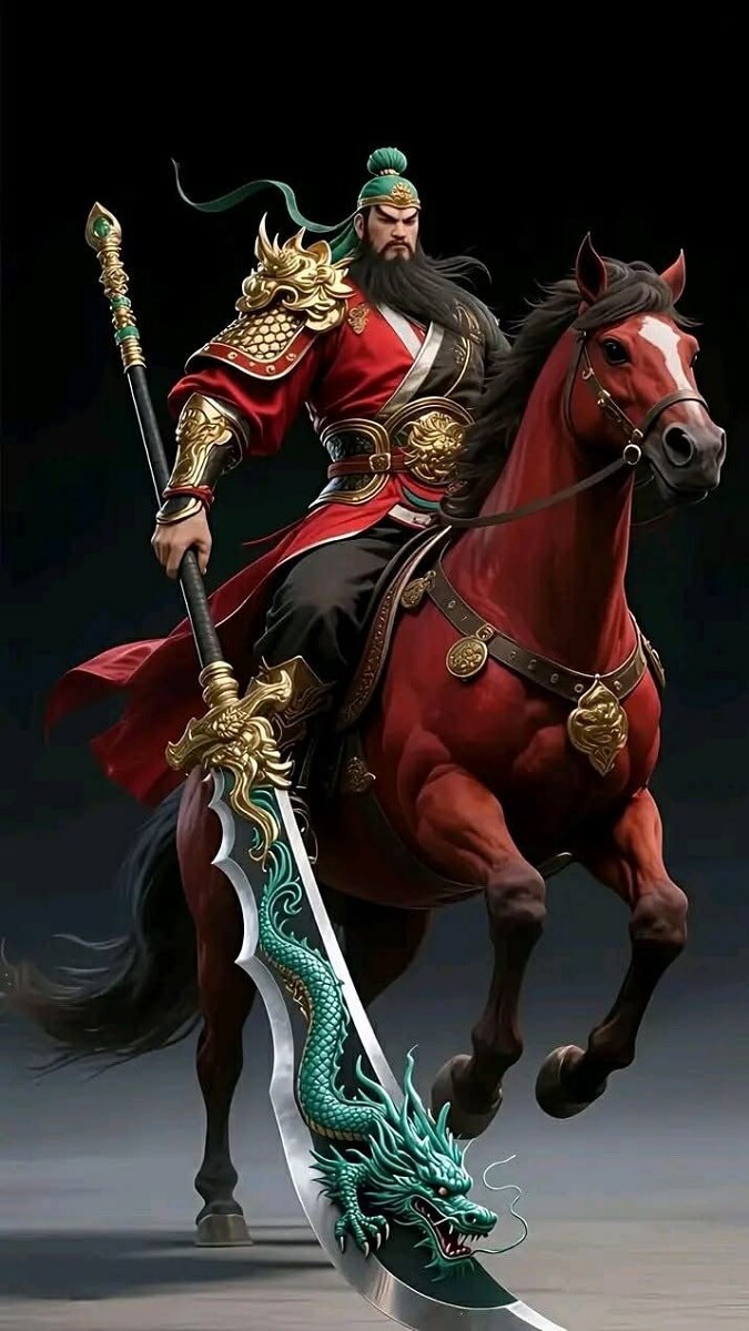 Hình nền Võ thánh Quan Công đẹp