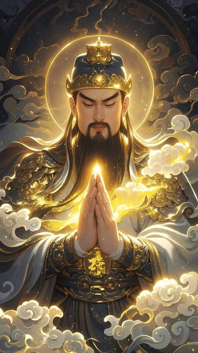 Hình nền Quan Công may mắn 3D