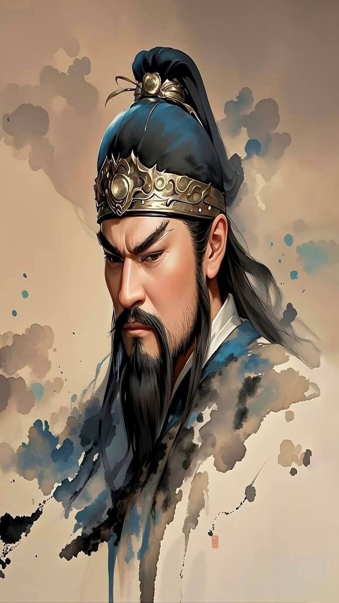 Hình nền Quan Công nghiêm nghị