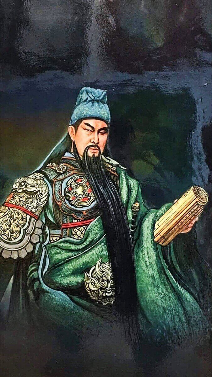 Hình nền Quan Công trầm tư