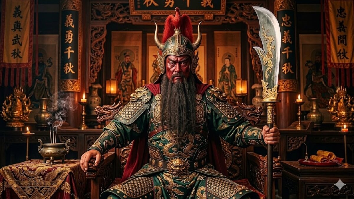 Hình nền Quan Công mở mắt