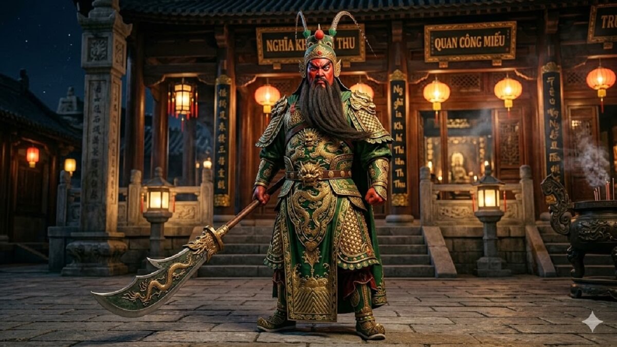 Hình nền Quan công mở mắt dũng mãnh