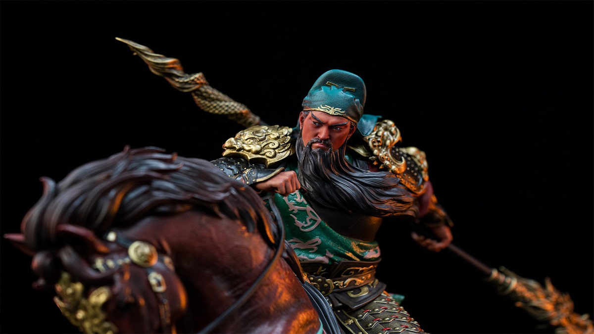 Hình nền Quan Công dũng mãnh, hiên ngang