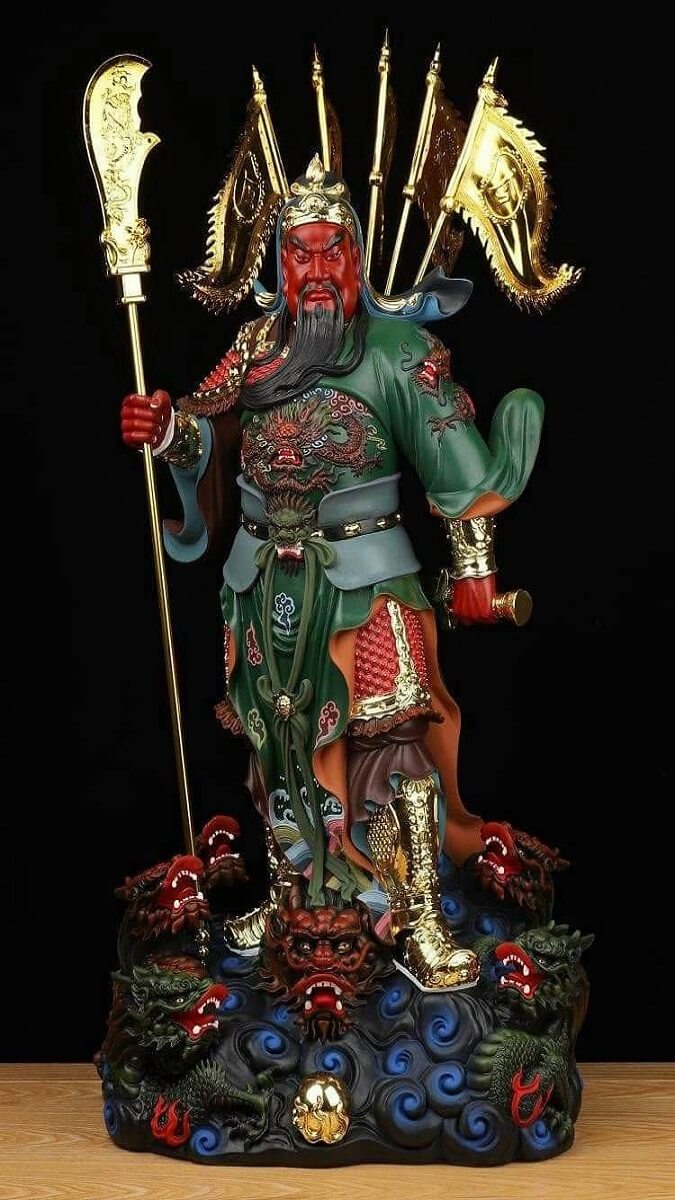 Hình nền Quan Công xách đao oai vệ