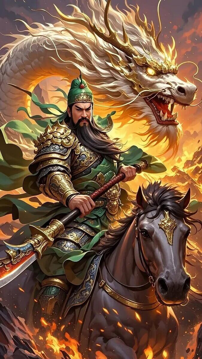 Hình nền Quan Công võ thánh 4K